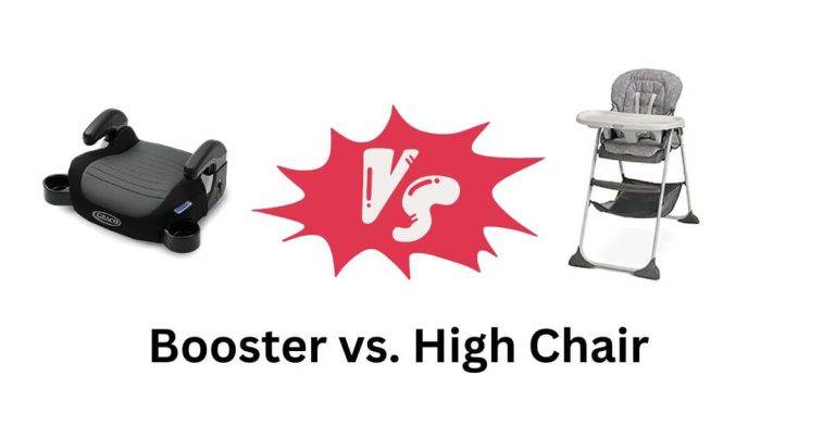 booster seat vs high chair